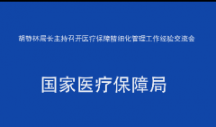 胡静林局长主持召开医疗保障精细化管理工作经